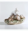 Lladro - The Leopard Shall Lie Down With The Kid