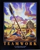 Ernie Barnes - Teamwork-Unsigned