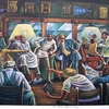 Ernie Barnes - The Palace Barber Shop Artist Signed - 100x100