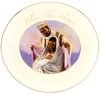 Ebony Visions - Bless This Home Porcelain Wall Plaque