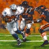 Scott Smith - Barry Sanders - Hand Signed By Barry BSE Edition