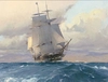 Christopher Blossom - U.S. Frigate Congress on the California Coast