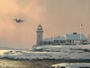 William Phillips - Afternoon Departure at Stoney Point Light