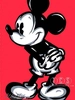 Allison Lefcort - Mickey Flirt (hand Embellished) Artist Proof - From Mickey Mouse