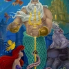 Jared Franco - Triton's Kingdom From The Little Mermaid - 100x100