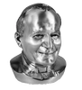 Dargenta - Jean Paul II Statue in Silver