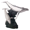 Dargenta - Silver Calf & Mother Humpback Whale Statue