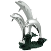 Dargenta - Silver Dolphins Triad Statue