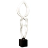 Dargenta - Abstract Flame Silver Sculpture