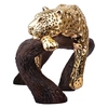 Dargenta - Gold Leopard Statue on a Branch