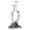 Dargenta - Jerusalem Tall Silver Shabath Candle Holder