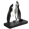 Dargenta - Silver Singing Penguins Statue