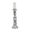 Dargenta - Medium Leaves Silver Candle Holder