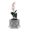 Dargenta - Silver Flower Pot - Reliefs Hexagonal