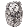 Dargenta - Silver Lion Book End Statue