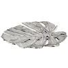 Dargenta - Monstera Deliciosa Leaf Silver Fruit Bowl Table Centerpiece