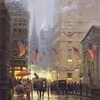 G Harvey - Vendors Of Dreams By G. Harvey Print  Signed & Numbered Framed - 100x100