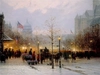 G Harvey - Inauguration Eve Giclee On Canvas Artist Proof