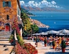 Kerry Hallam - Cafe De La Ramparts Canvas