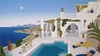 Thomas McKnight - Sunset Hill-Mykonos Deluxe On Canvas