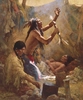 Howard Terpning - Medicine Man of the Cheyenne Masterwork Anniversary Canvas)