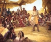 Howard Terpning - Paper That Talks Two Ways, The Treaty Signing Masterwork Canvas Edition)