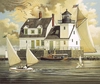 Charles Wysocki - Rockland Breakwater Light ANNIVERSARY EDITION