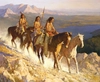 Howard Terpning - TRAIL ALONG THE BACKBONE