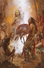 Howard Terpning - Transferring the Medicine Shield (Anniversary Museum Canvas)