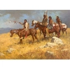 Howard Terpning - Horsebacks on the Far Ridge