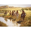 Howard Terpning - Nez Perce Scouts at Painted Robe Creek â€“ 1877