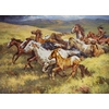 Howard Terpning - Thunder of the Wild Mustangs