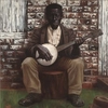 Kadir Nelson - Banjar Giclee On Canvas (he) Hand Embelished