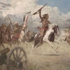 Z.S.  Liang - The Charge of Crazy Horse on Fort Laramie1864