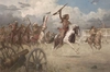 Z.S.  Liang - The Charge of Crazy Horse on Fort Laramie 1864