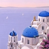 Liudmila Kondakova - Santorini Dawn - 100x100