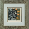 Robert Deyber - A Hare Out of Place II Statue of Liberty Framed