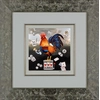 Robert Deyber - Game Cock Framed