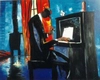 William Tolliver - Piano Player 2 Artist Proof Estate Certified Giclee