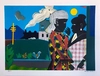 Romare Bearden - Conversation Artist Signed