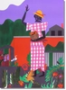 Romare Bearden - Girl In The Garden Artist Signed