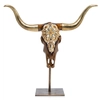 Jay Strongwater - Keeffe Cow Skull Objet with Stand