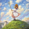 Scott Gustafson - Little Bo Peep Limited Edition Print - 100x100