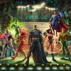 Thomas Kinkade DC Comics - The Justice League