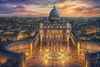 Thomas Kinkade - Vatican Sunset