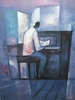 William Tolliver - Piano Player Artist Signed