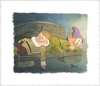 Toby Bluth - Sweet Dreams Dwarfs Hand Deckled Giclée On Paper