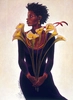 Charles Bibbs - Lillies From Charles Giclee Printers Proof Edition On Canvas