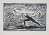 William Tolliver - Etching Dancer Artist Signed