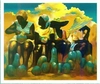 Paul Goodnight - Mellow Melon Madonnas Serigraph PP Only